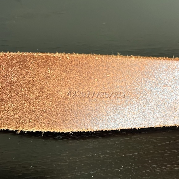 Brown Leather Belt with Silver Buckle - Picture 11 of 14